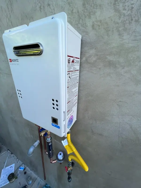Tankless water heater installation for Harrison homes